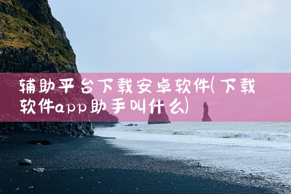 辅助平台下载安卓软件